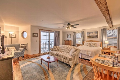 Lincolnville Studio with Ocean-view Balcony! image 2